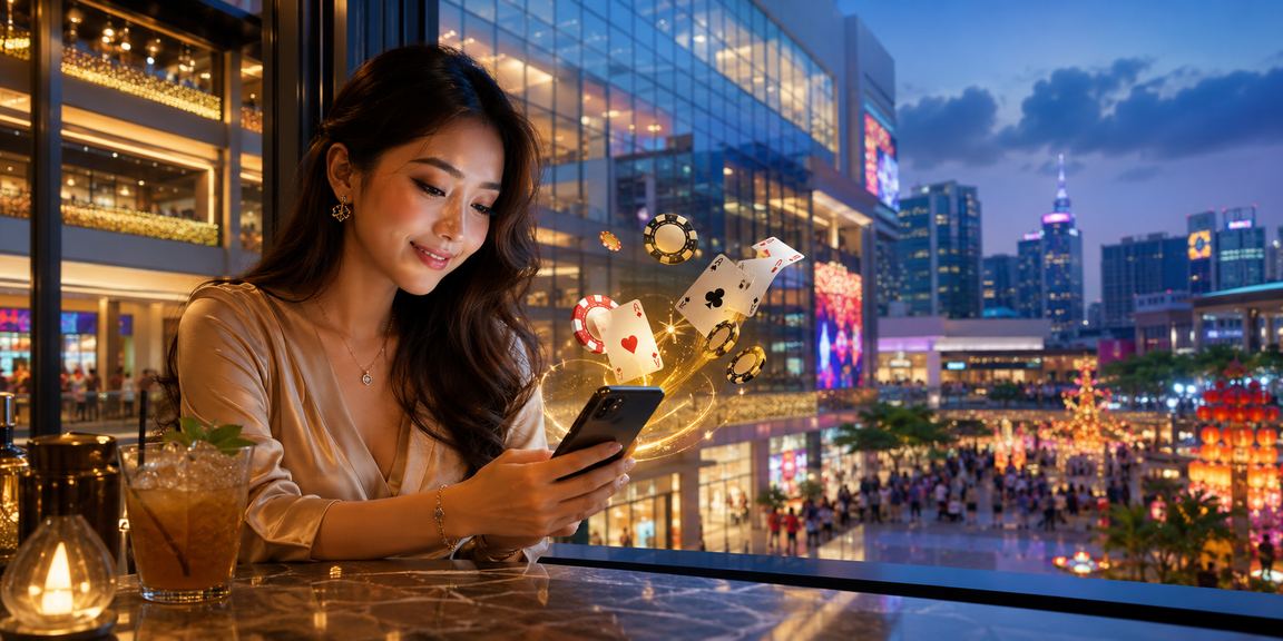 Pemain poker dan kad di Johor Bahru menikmati permainan meja dalam suasana kasino